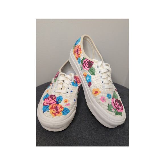 Vans Shoes - Vans Authentic 44 DX Anaheim Factory Needlepoint Floral Woven Sneaker